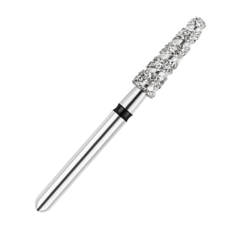 ODS Turbo ODS Spiralkool FG #856T.023 Super Coarse Grit Round End Taper Diamond Turbo Cutting Bur