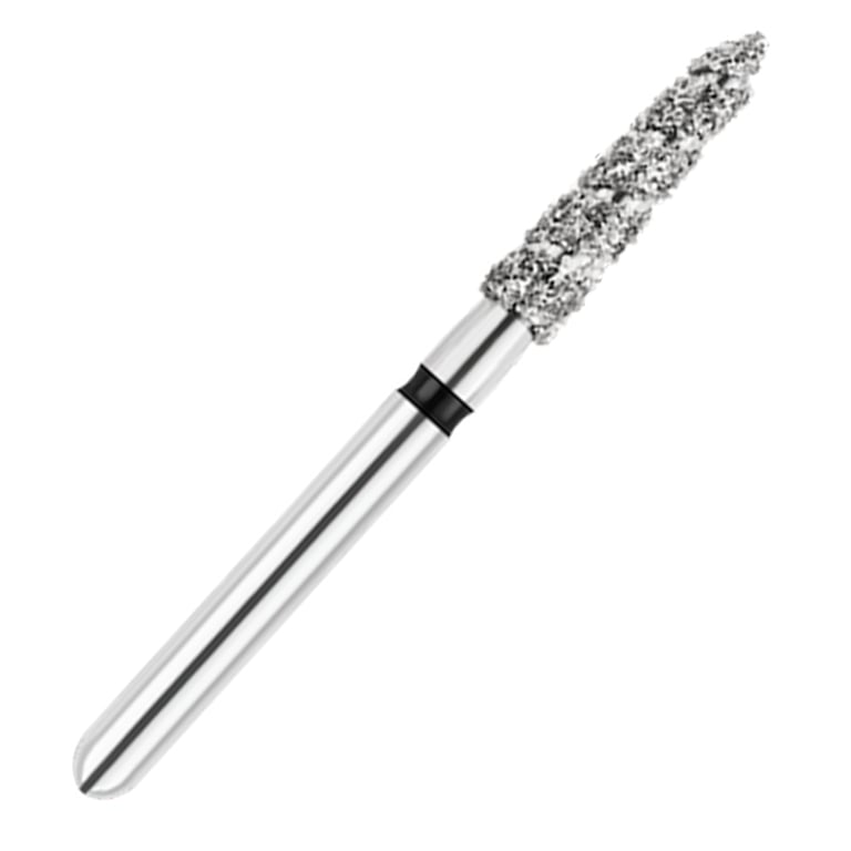 ODS Turbo ODS Spiralkool FG #878KT.020 Super Coarse Grit Pointed Taper Diamond Turbo Cutting Bur