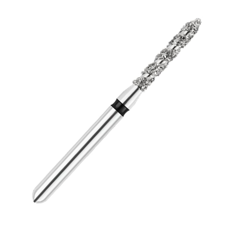 ODS Turbo ODS Spiralkool FG #885T.012 Super Coarse Grit Modified Beveled Flat Fissure Diamond