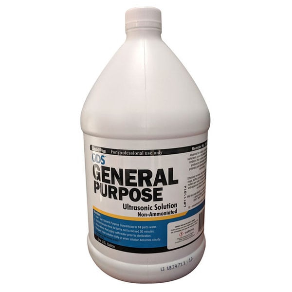 ODS General Purpose Cleaner Ultrasonic Solution, 1 Gallon. Formulated