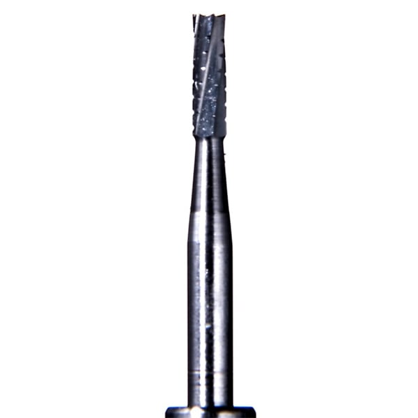 ODS Precision Carbide FG #58 SL (surgical length) straight fissure plain carbide bur, package of 10