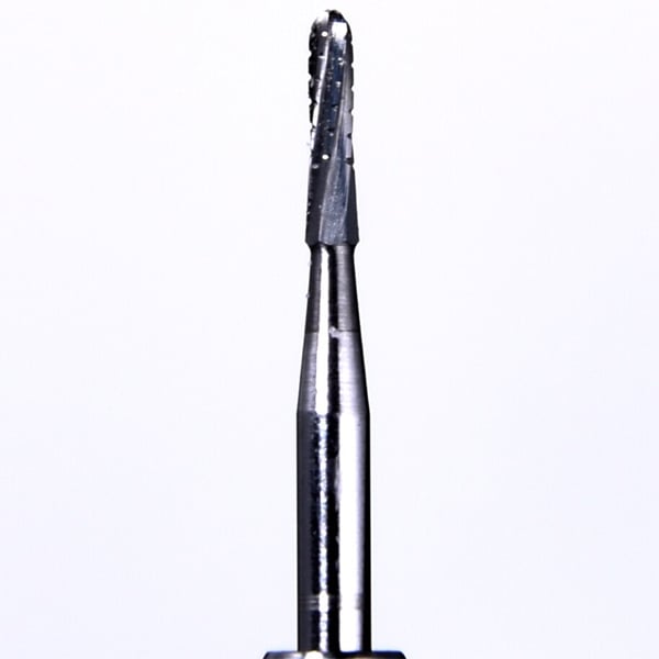 ODS Precision Carbide FG #1558 Domed fissure cross cut carbide bur, pack of 10 burs