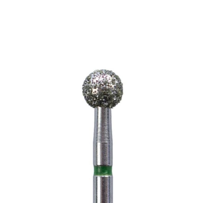 ODS Precision FG #801.032 Coarse Grit Round Diamond Burs, 10/Pk. Head diameter : 3.2mm