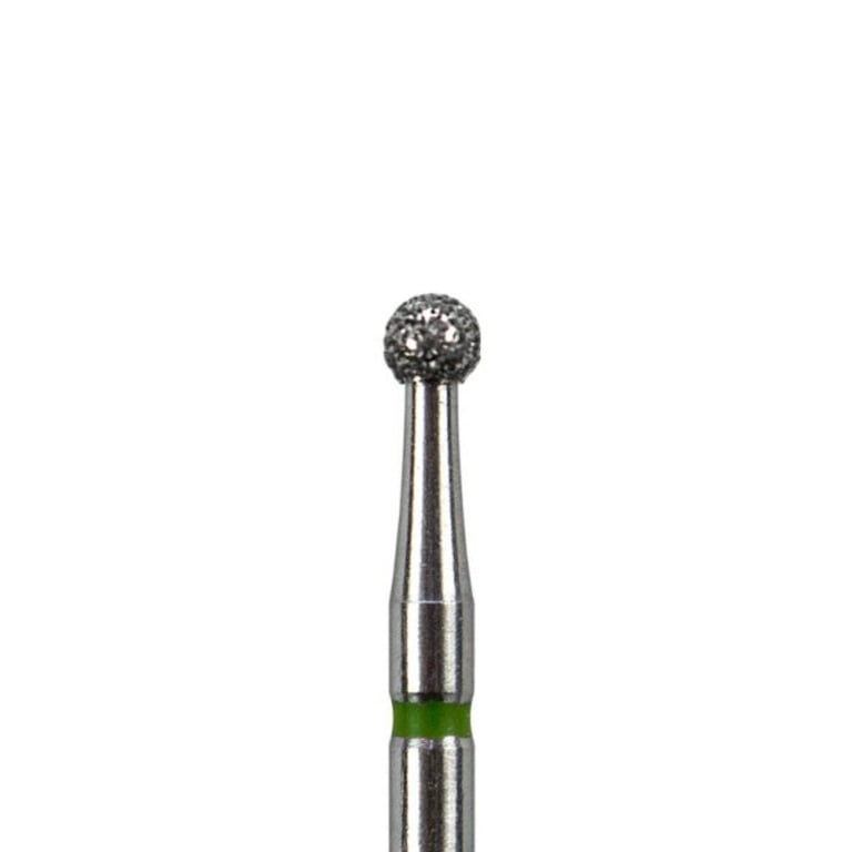 ODS Precision FG #801L.018 Coarse Grit Round Diamond Burs, 10/Pk. Head diameter : 1.8mm