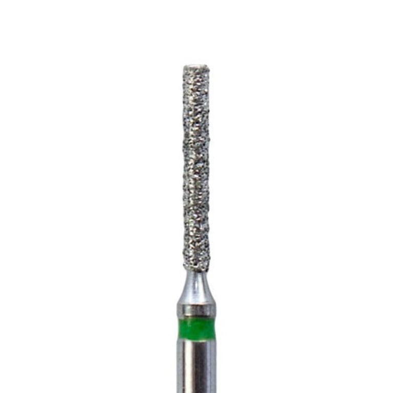 ODS Precision FG #836.010 Coarse Grit Flat End Cylinder Diamond Burs, 10/Pk. Head diameter : 1.0mm