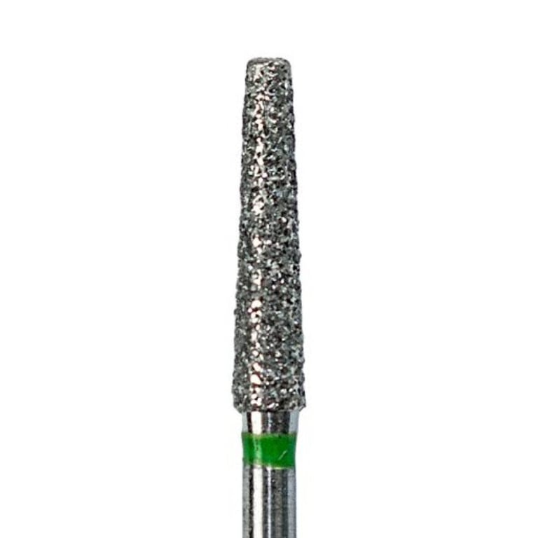 ODS Precision FG #848.021 Coarse Grit Flat End Taper Diamond Burs, 10/Pk. Head diameter : 2.1mm