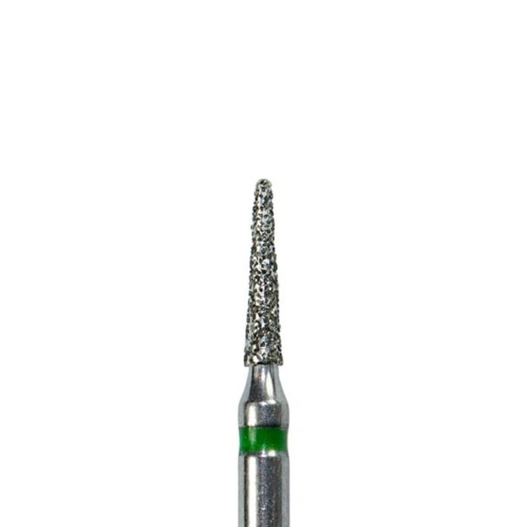 ODS Precision FG #852.012 Coarse Grit Christmas Tree Shaped Diamond Burs, 10/Pk. Head diameter
