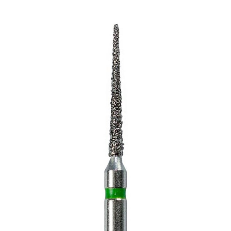 ODS Precision FG #859.010 Coarse Grit Needle Shaped Diamond Burs, 10/Pk. Head diameter : 1.0mm