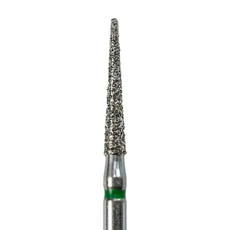 ODS Precision FG #859.016 Coarse Grit Needle Shaped Diamond Burs, 10/Pk. Head diameter : 1.6mm