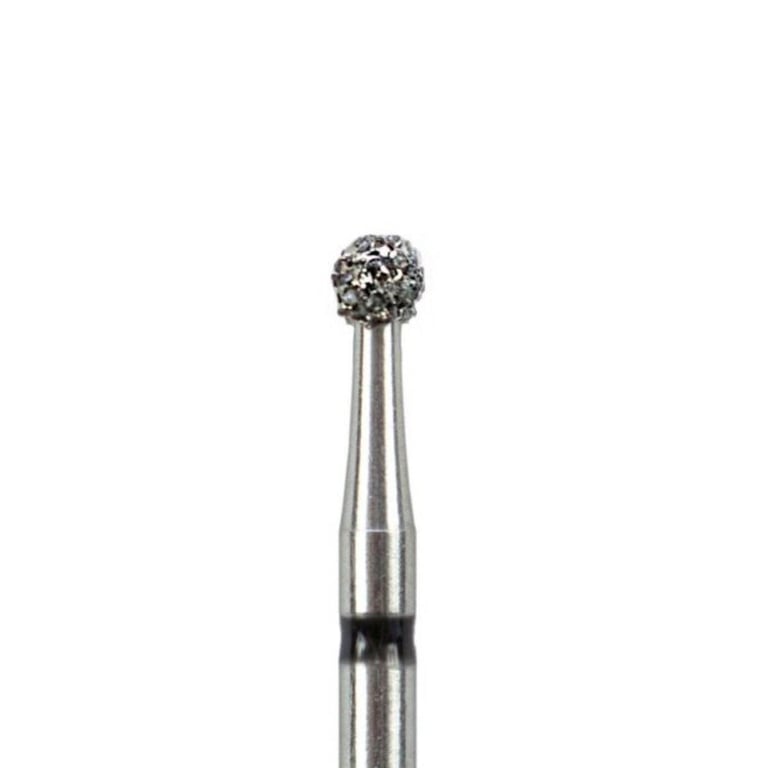ODS Precision FG #801L.018 Super Coarse Grit Round Diamond Burs, 10/Pk. Head diameter : 1.8mm