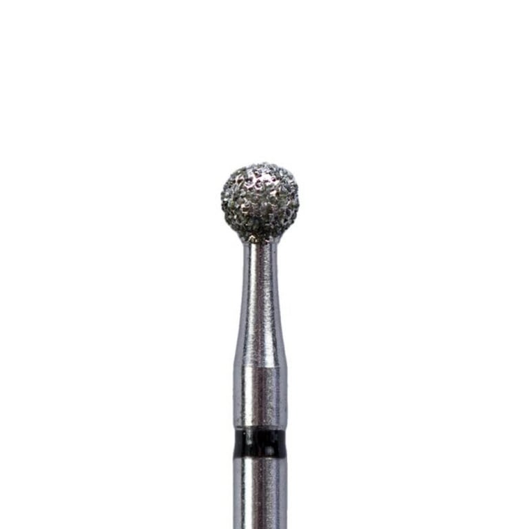 ODS Precision FG #801L.022 Super Coarse Grit Round Diamond Burs, 10/Pk. Head diameter : 2.2mm
