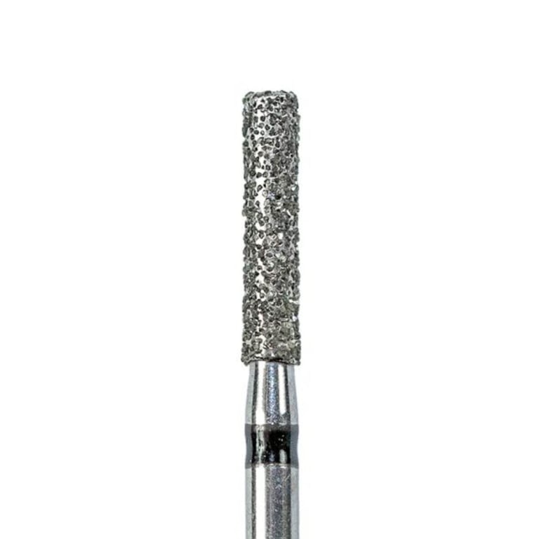 ODS Precision FG #837.016 Super Coarse Grit Flat End Cylinder Diamond Burs, 10/Pk. Head diameter
