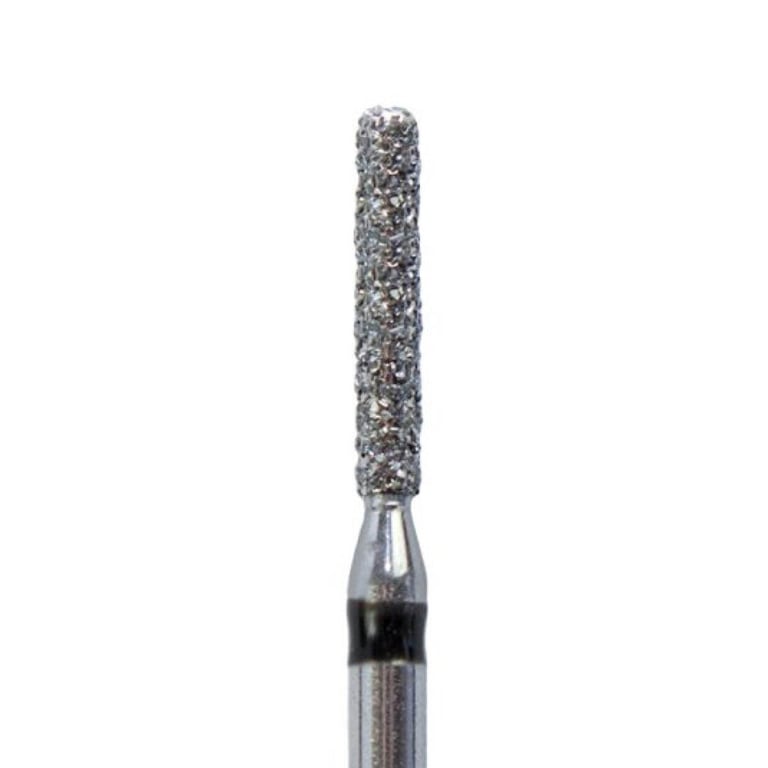 ODS Precision FG #837KR.012 Super Coarse Grit Modified Shoulder Diamond Burs, 10/Pk. Head diameter