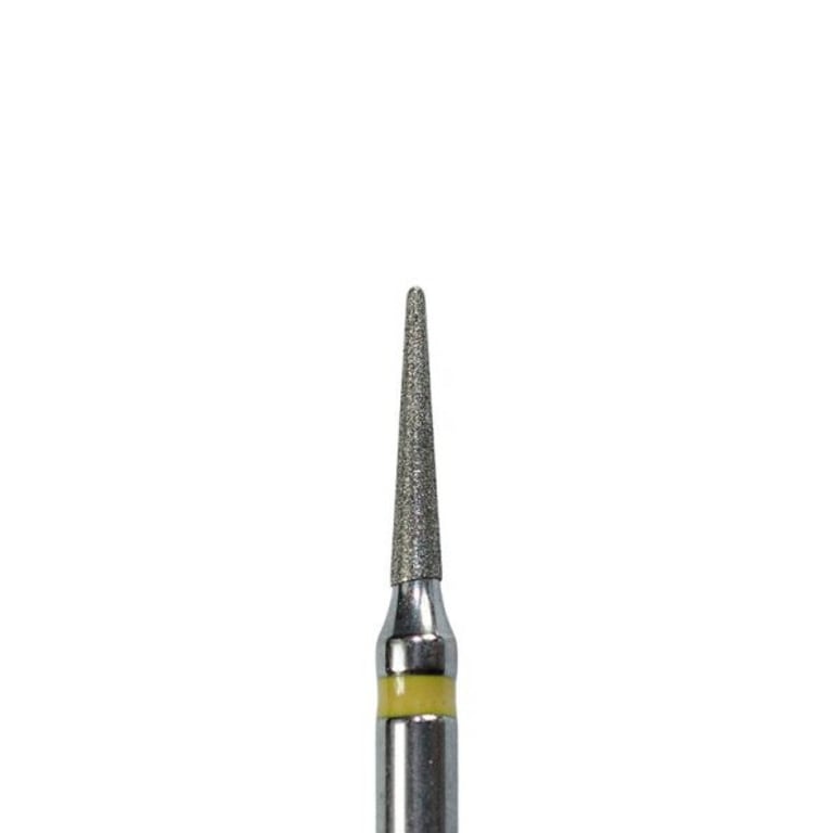 ODS Precision FG #852.012 Super Fine Grit Needle Shaped Diamond Burs, 10/Pk. Head diameter : 1.2mm