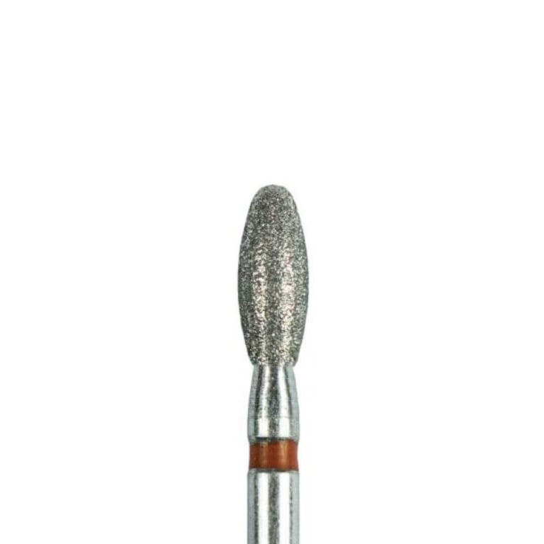 ODS Precision FG #369.023 Fine Grit Football Shaped Diamond Burs, 10/Pk. Head diameter : 2.3mm