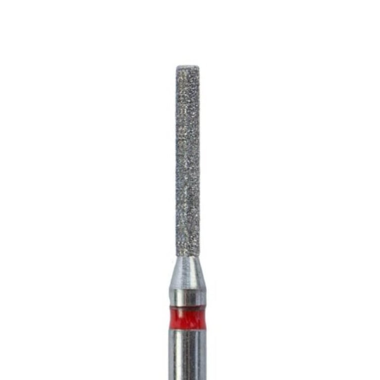 ODS Precision FG #837.012 Fine Grit Flat End Cylinder Diamond Burs, 10/Pk. Head diameter : 1.2mm