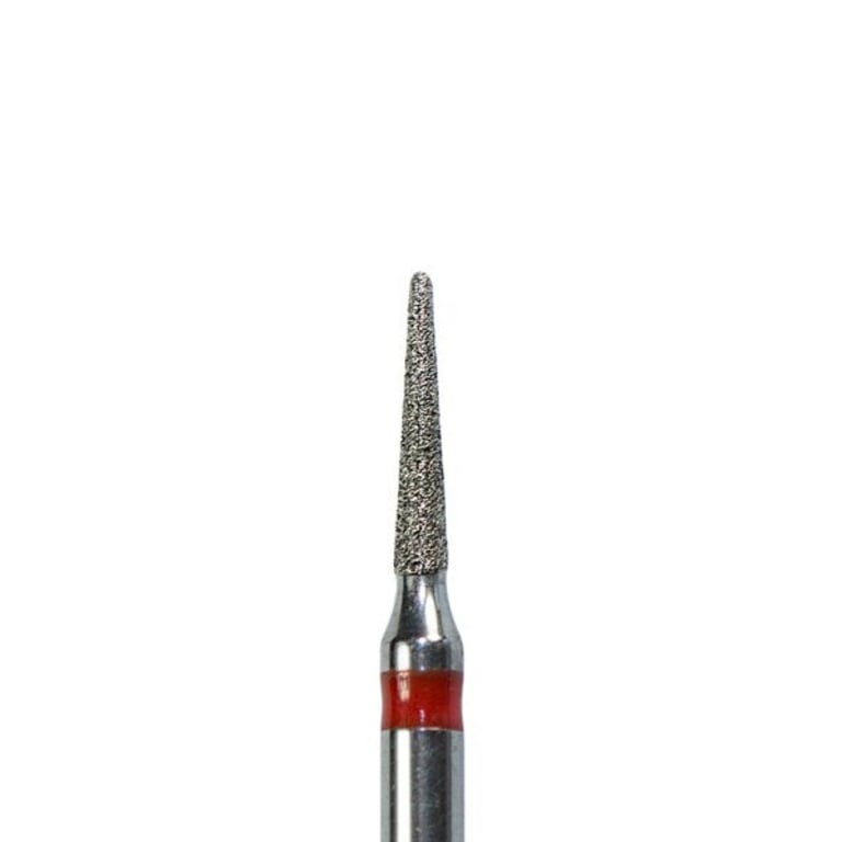 ODS Precision FG #852.010 Fine Grit Christmas Tree Shaped Diamond Burs, 10/Pk. Head diameter