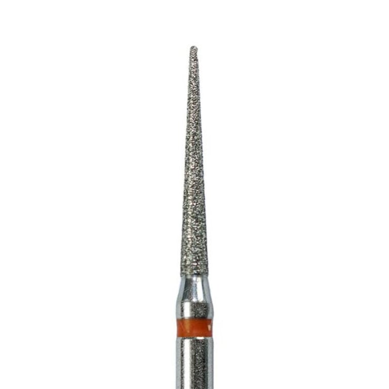 ODS Precision FG #859.014 Fine Grit Needle Shaped Diamond Burs, 10/Pk. Head diameter : 1.4mm