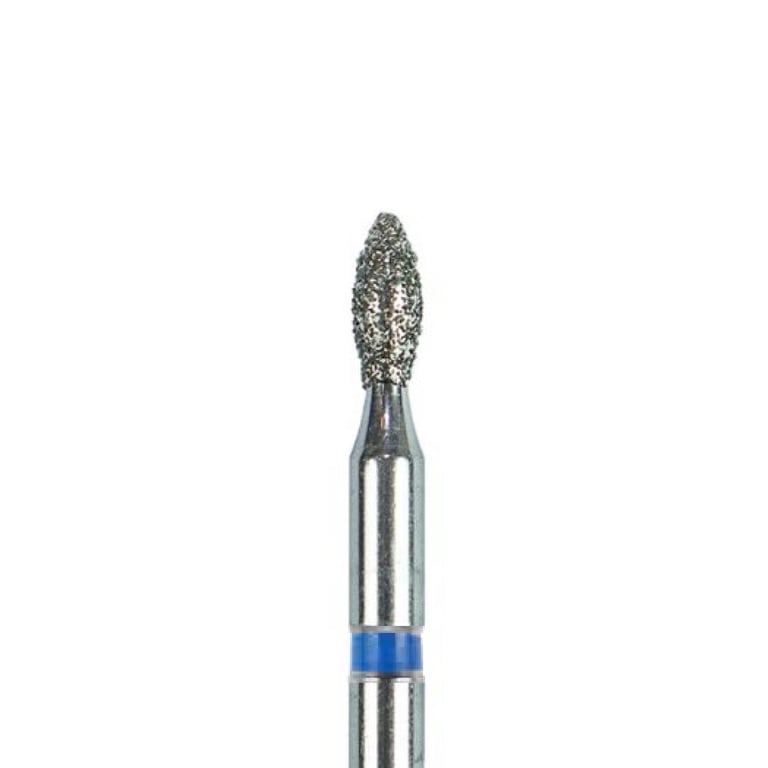ODS Precision FG #368.016 Medium Grit Football Shaped Diamond Burs, 10/Pk. Head diameter : 1.6mm