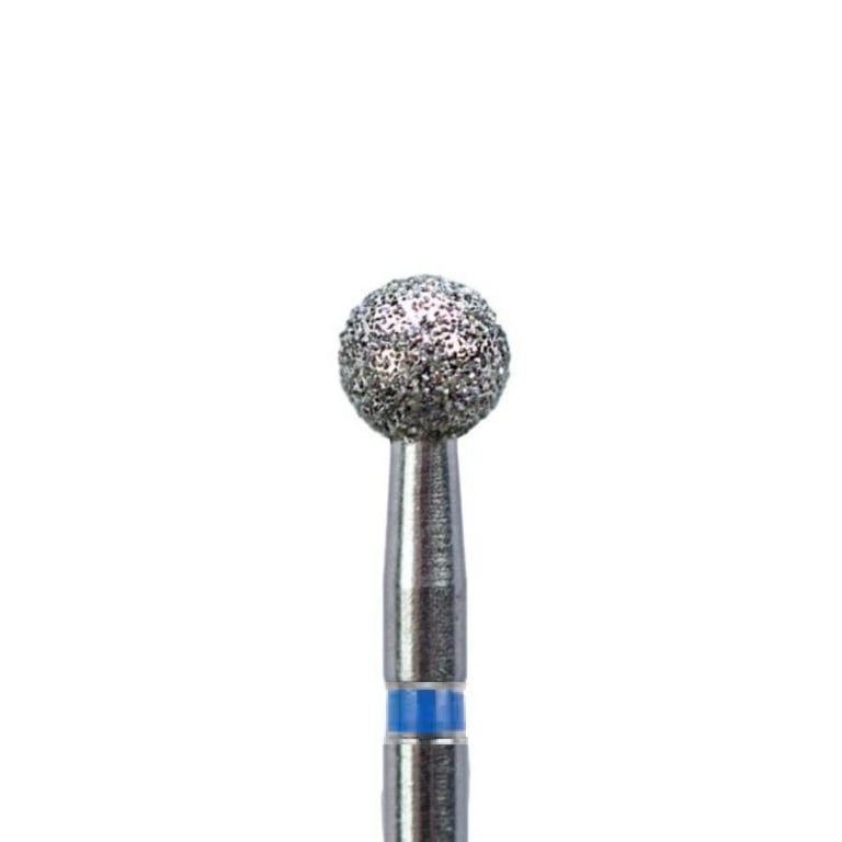 ODS Precision FG #801.032 Medium Grit Round Diamond Burs, 10/Pk. Head diameter : 3.2mm