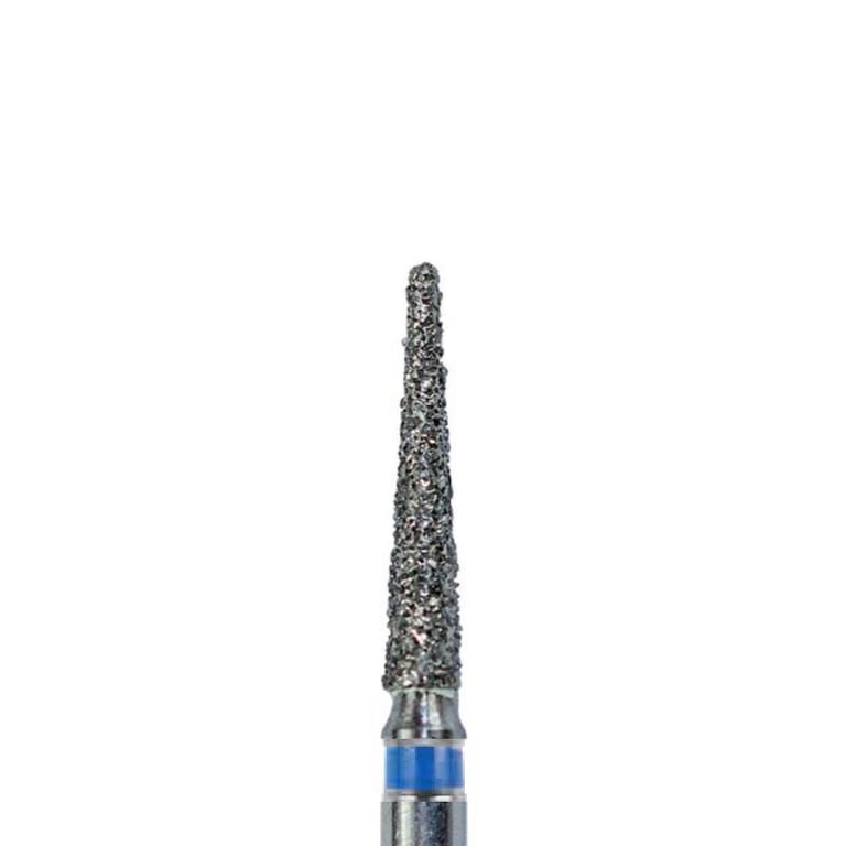 ODS Precision FG #858.015 Medium Grit Needle Shaped Diamond Burs, 10/Pk. Head diameter : 1.5mm