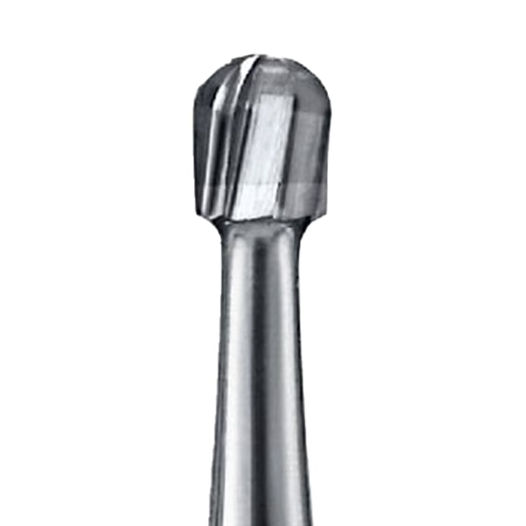 ODS Precision HP #1/4 Round Carbide Bur, 5/Pk. Designed for precise cutting and smooth operation