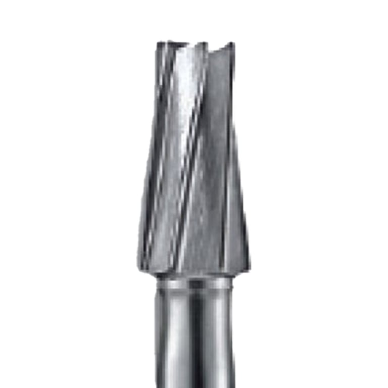 ODS Precision HP #169 Tapered Flat End Carbide Bur, 5/Pk. Designed for precise cutting and smooth