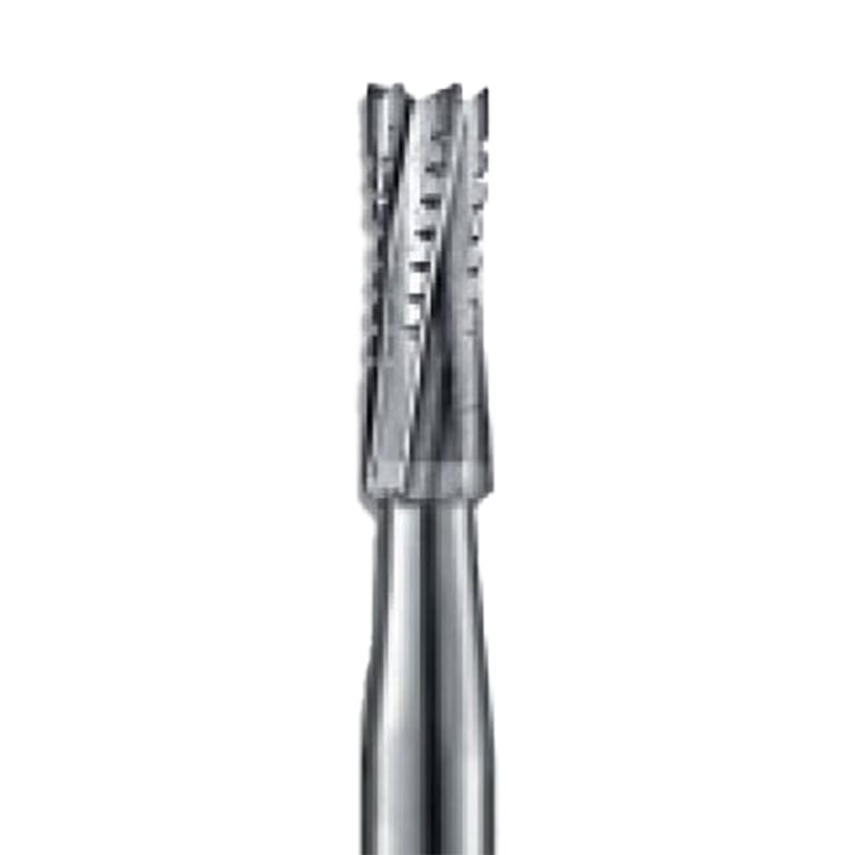 ODS Precision HP #557 Flat End Straight Fissure Crosscut Carbide Bur, 5/Pk. Designed for precise