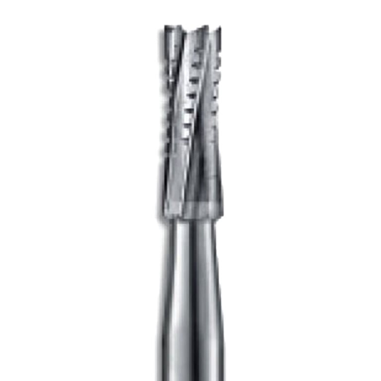 ODS Precision HP #558 Flat End Straight Fissure Crosscut Carbide Bur, 5/Pk. Designed for precise