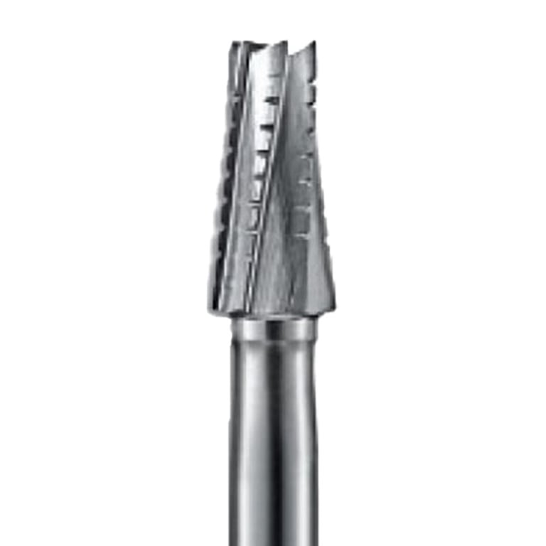 ODS Precision HP #699 Flat End Tapered Crosscut Carbide Bur, 5/Pk. Designed for precise cutting