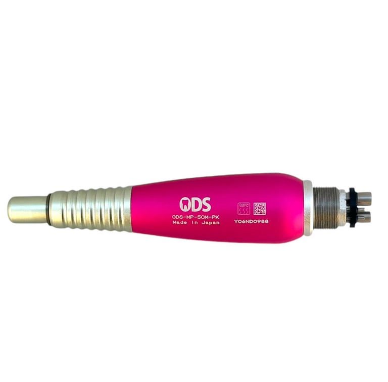ODS Hygiene Handpiece, 5,000 RPM, Sakura Pink, 1/Pk. Compact, lightweight handpiece with ergonomic