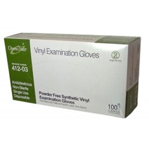 OmniTrust Vinyl Exam Gloves – Large 100/Box. Powd