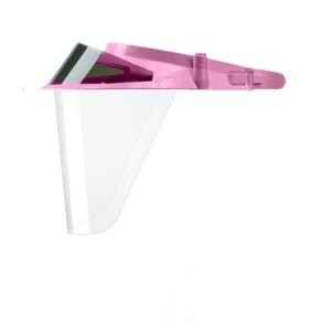 Op-d-Op II Pink Visor Shield Kit - 1 Visor, 3 Shields, 1 Mini-Shield and 1 Light-Cure Filter