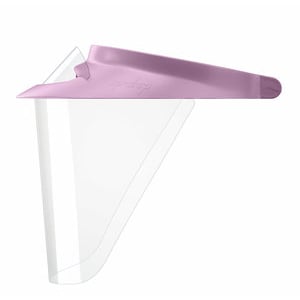 Op-d-Op Shield Kit - Pink. 1 Medium Visor, 3 Surgical Size Shields, 1 Mini-Shield and Light-Cure