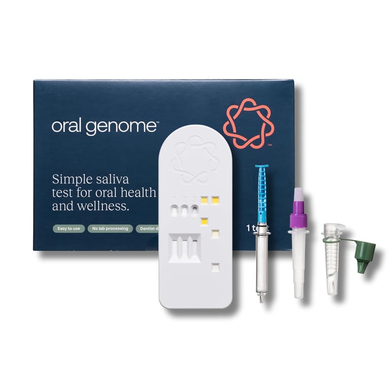 Oral Genome Rapid Saliva Test, 1/Pk. Delivers chairside point-of-care insights in under two