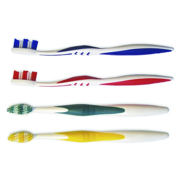 Oraline Adult Toothbrush, 38 Tuft, 2 Color Handle
