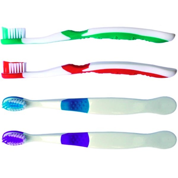 Oraline Child Toothbrush, Stage 2 (ages 3-5), 29 Tuft X-Soft, 4 Assorted Colors, 72/cs