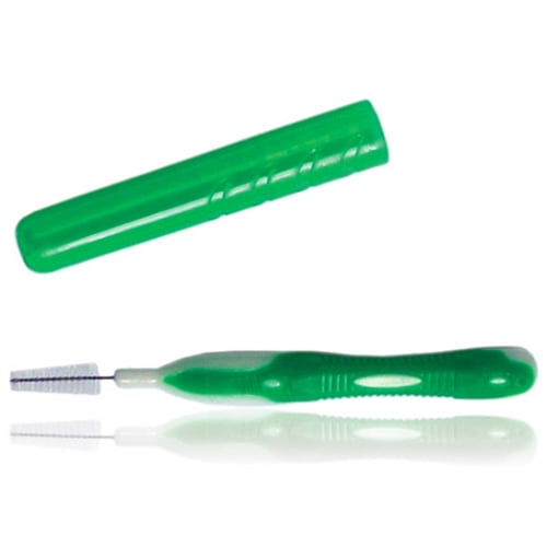 Oraline Travel Interproximal Cone Brush, Green, 72/cs