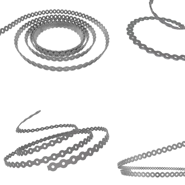 Ortho Shop America 8ft AirChain Ultra Thin Memory Chain, Long, Silver, 1/Pk. Features latex-free