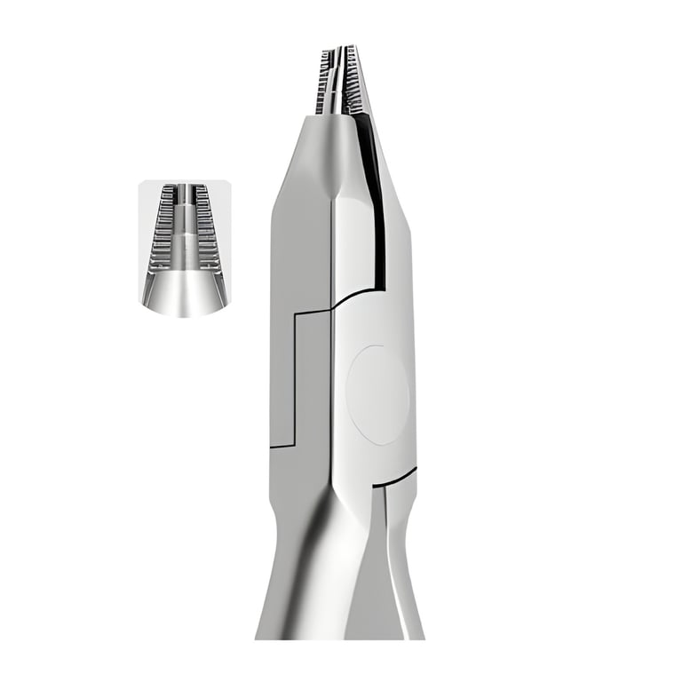 Ortho Shop America Stainless Steel Tweed Loop Forming Plier, 1/Pk. Features 3-sectional beak