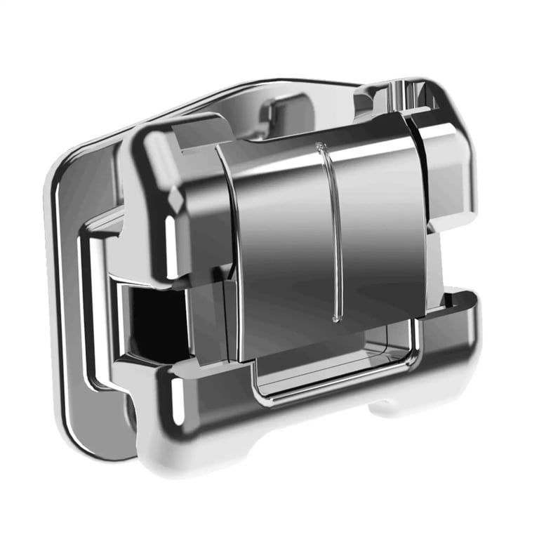 Icon Self-Ligating Metal Brackets, Std, 0.022", U4L, 5/Pk. Low profile for patient comfort