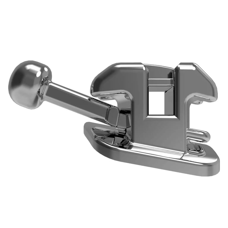 Icon Self-Ligating Metal Brackets, Hook, Std, 0.022", L5L, 5/Pk. Low profile for patient comfort
