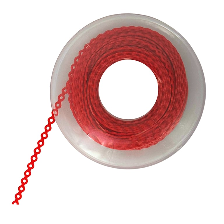 Ortho Shop 15ft Elastomeric Power Chain, Short, Fire Red, Single Spool. High elasticity superior
