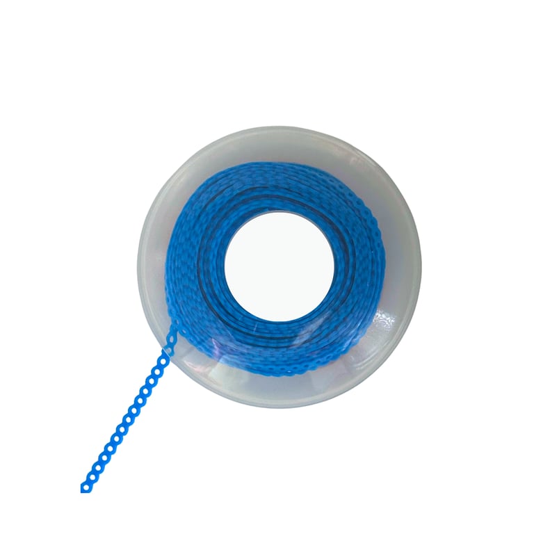 Ortho Shop 15ft Elastomeric Power Chain, Continuous, Ocean Blue, 1/Pk. High elasticity, superior