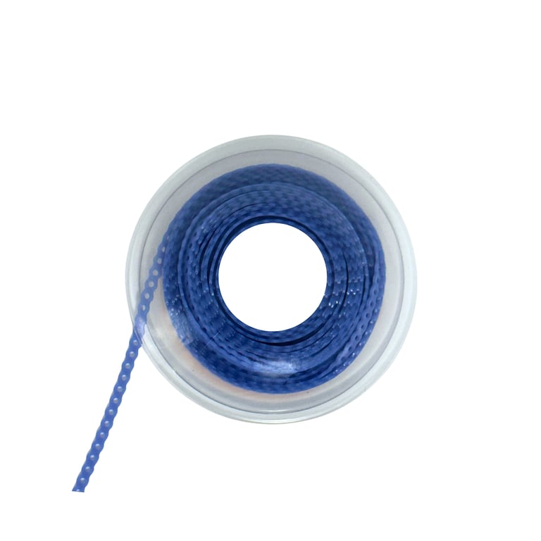 Ortho Shop 15ft Elastomeric Power Chain, Continuous, Light Blue Pearl, 1/Pk. High elasticity