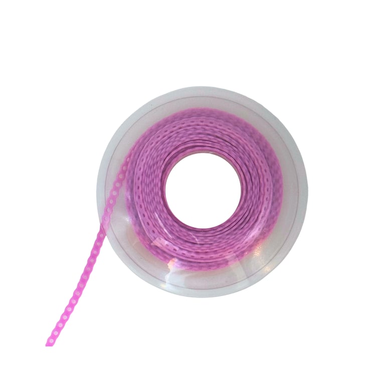 Ortho Shop 15ft Elastomeric Power Chain, Continuous, Lilac, 1/Pk. High elasticity, superior memory