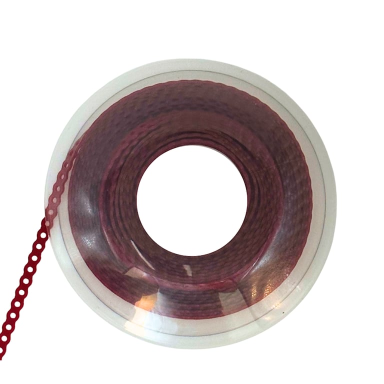 Ortho Shop 15ft Elastomeric Power Chain, Continuous, Burgundy, 1/Pk. High elasticity, superior