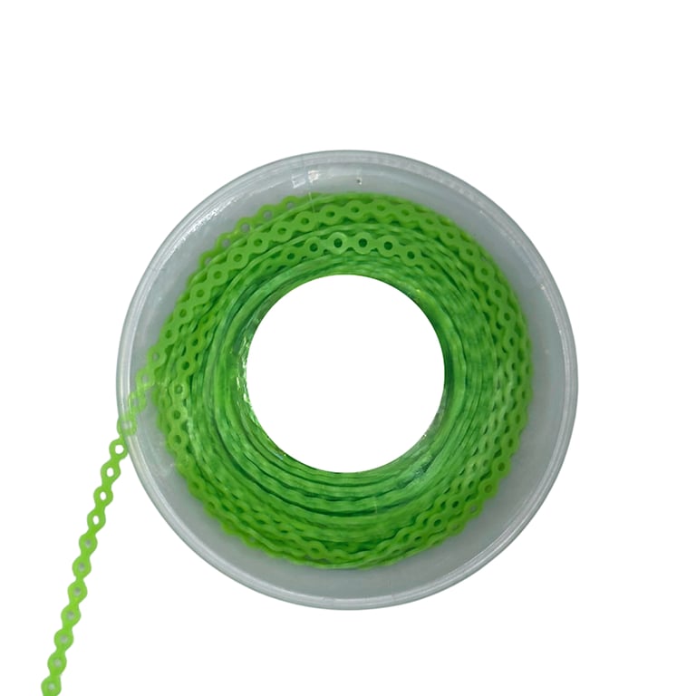 Ortho Shop 15ft Elastomeric Power Chain, Short, Light Green, 1/Pk. High elasticity, superior