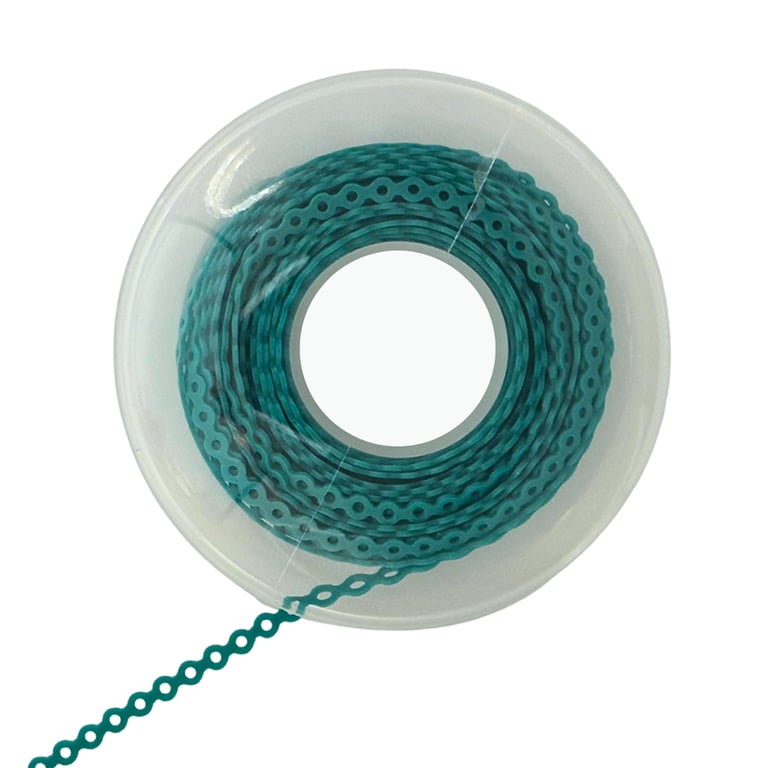 Ortho Shop 15ft Elastomeric Power Chain, Short, Sea Green, 1/Pk. High elasticity, superior memory