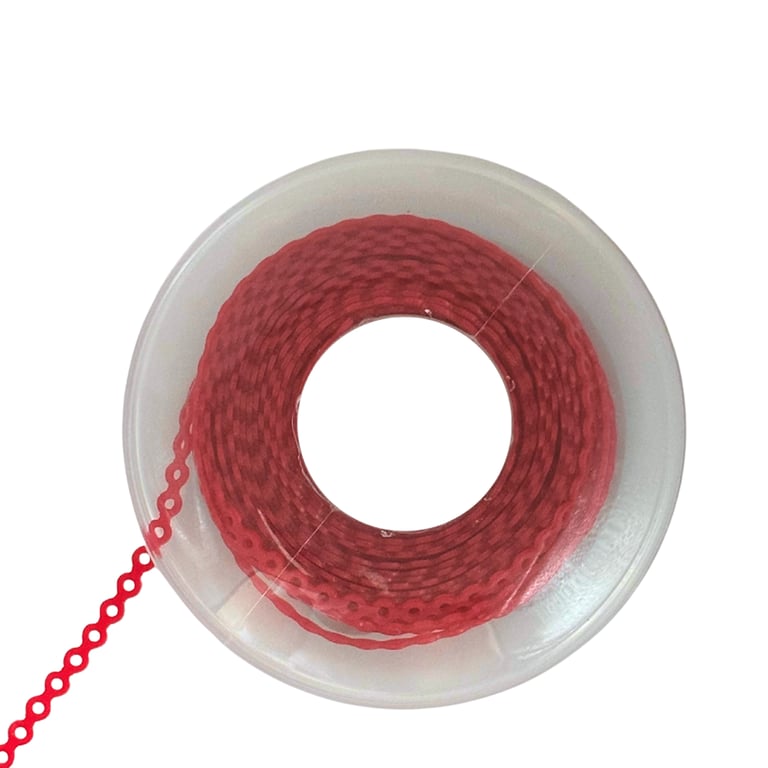 Ortho Shop 15ft Elastomeric Power Chain, Short, Rose, 1/Pk. High elasticity, superior memory